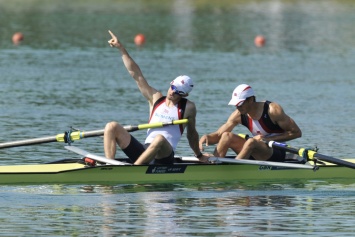  - LM2- action celebration Adam FREEMAN-PASK and Paul MATTICK L to R Munich world cup 2012